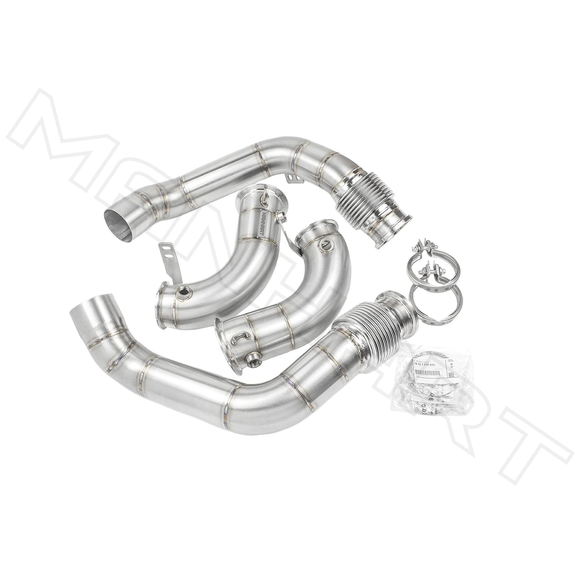 MANHART MH5F9511203 DOWNPIPES RACE FOR BMW F95 / F96 X5M / X6M (COMPETITION) CAT-REPLACEMENT (PART 2 OF 2)