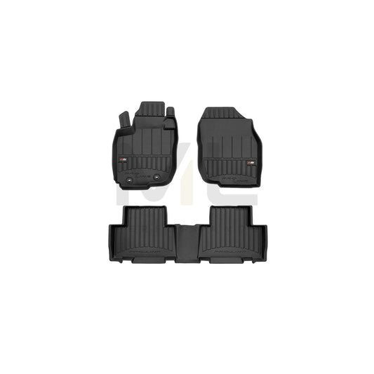 FROGUM Tailored, ProLine 3D409163 Floor mat set for TOYOTA RAV4 III Off-Road (XA30) Elastomer, Front and Rear, Quantity: 3, Black | ML Performance Car Parts