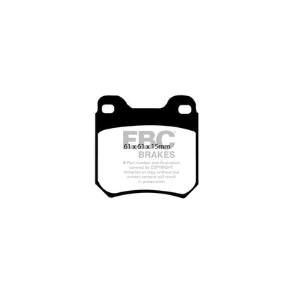 EBC PDKR704 Opel Vauxhall Ultimax Rear Brake Pad & Plain Disc Kit - ATE Caliper (Inc. Omega, Senator, Carlton) 2 | ML Performance UK Car Parts