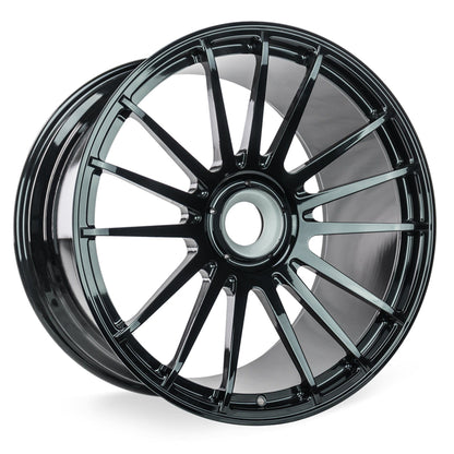 MANHART MHR991LVL1100 LEVELLA LVL1.1 MONOBLOCK RIM SET FOR PORSCHE 911 TURBO (S)  GLOSS BLACK