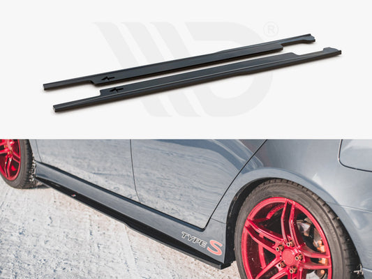 Maxton Design HO-AC-7-TYPE-S-SD2T Side Skirts Diffusers V.2 Honda ACCord MK7 Type-s (2002-2007) | ML Performance UK Car Parts