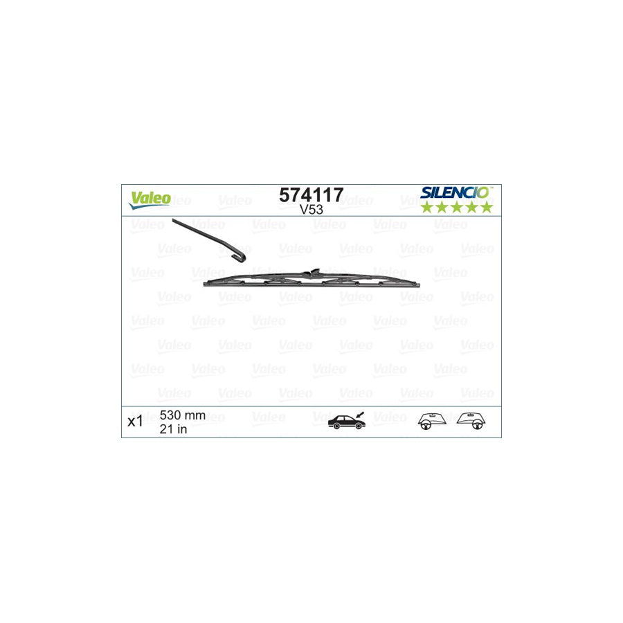Valeo Silencio Standard 574117 Wiper Blade | ML Performance UK Car Parts