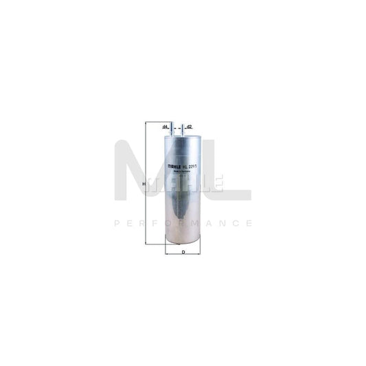 MAHLE ORIGINAL KL 229/5 Fuel filter In-Line Filter | ML Performance Car Parts