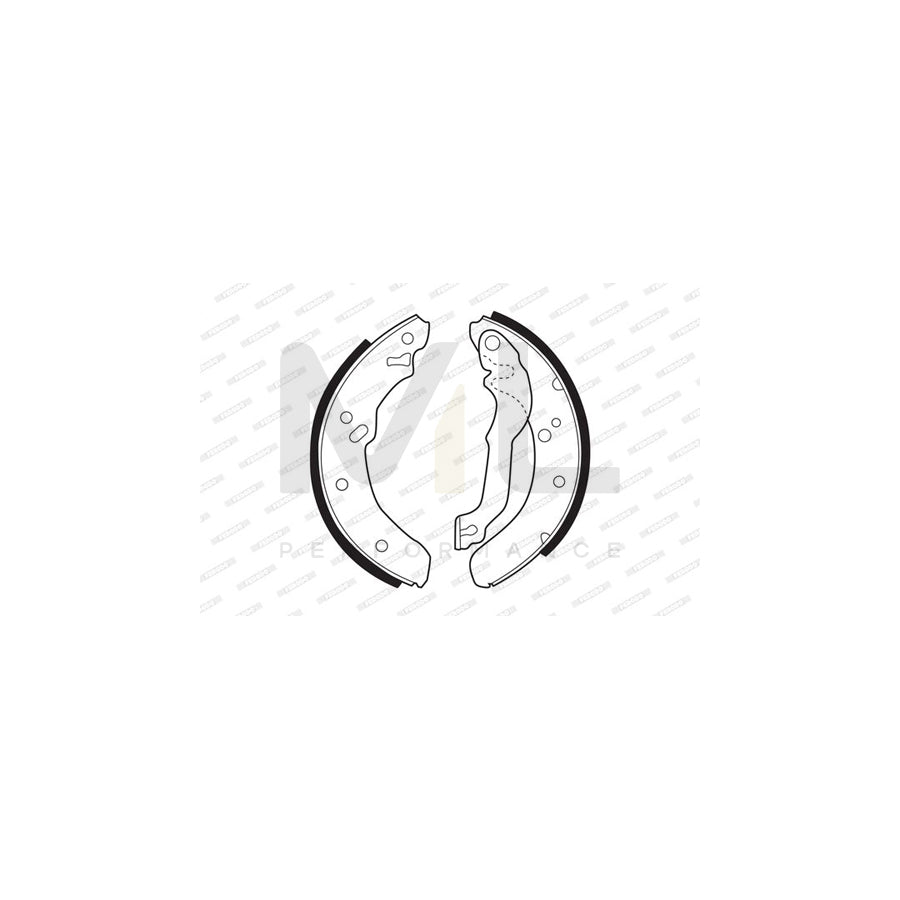 FERODO PREMIER FSB226 Brake Shoe Set for FORD Escort Mk4 Hatchback (GAF, AWF, ABFT) | ML Performance Car Parts