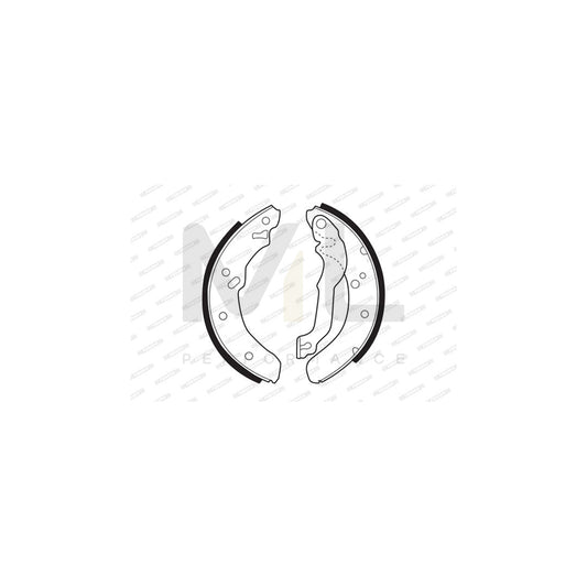 FERODO PREMIER FSB226 Brake Shoe Set for FORD Escort Mk4 Hatchback (GAF, AWF, ABFT) | ML Performance Car Parts