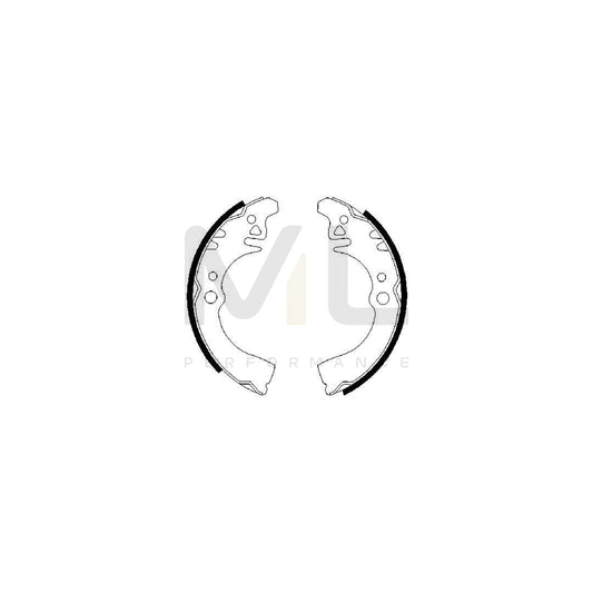 BOSCH 0 986 487 307 Brake Shoe Set | ML Performance Car Parts