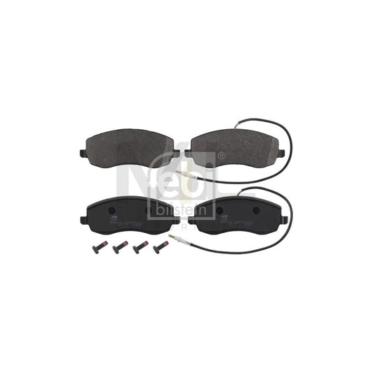 Febi Bilstein 16846 Brake Pad Set Front Axle, Incl. Wear Warning Contact, With Bolts/Screws | ML Performance Car Parts