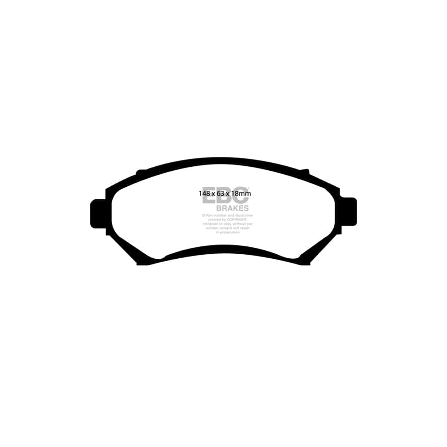 EBC PDKF374 Chevrolet Pontiac Ultimax Front Brake Pad & Plain Disc Kit (Inc. Trans Sport & Grand Prix) 2 | ML Performance UK Car Parts