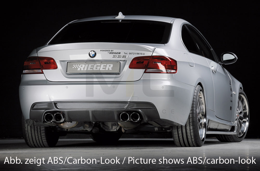 Rieger 00053461 BMW 3 Series E92 E93 Rear Diffuser 2 | ML Performance UK Car Parts