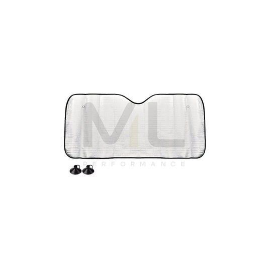 AMiO 01535 Car sun shade Silver, PE (Polyethylene), Quantity: 1 | ML Performance Car Parts