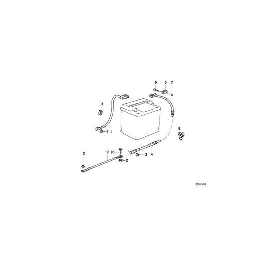 Genuine BMW 12421724627 E34 Square Headed Bolt M6X23 (Inc. 520i & 525i) | ML Performance UK Car Parts