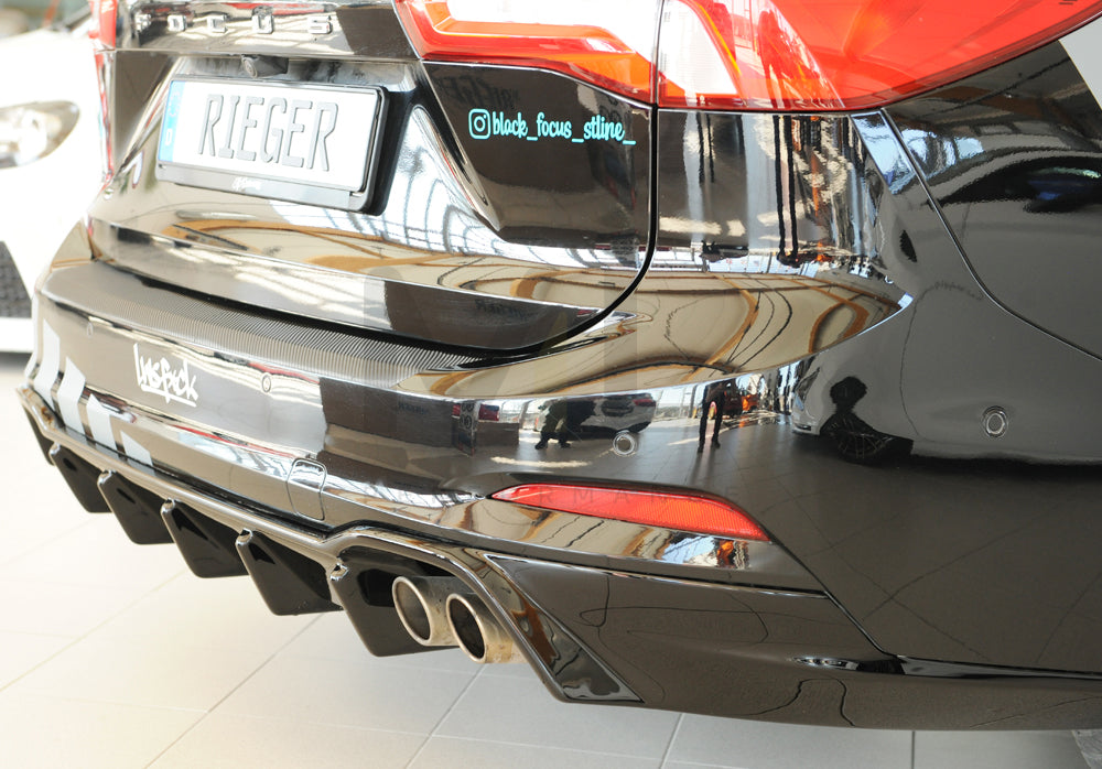 Rieger 00088240 Ford DEH Focus 4 Rear Diffuser (Inc. Focus 4 ST) 9 | ML Performance UK Car Parts