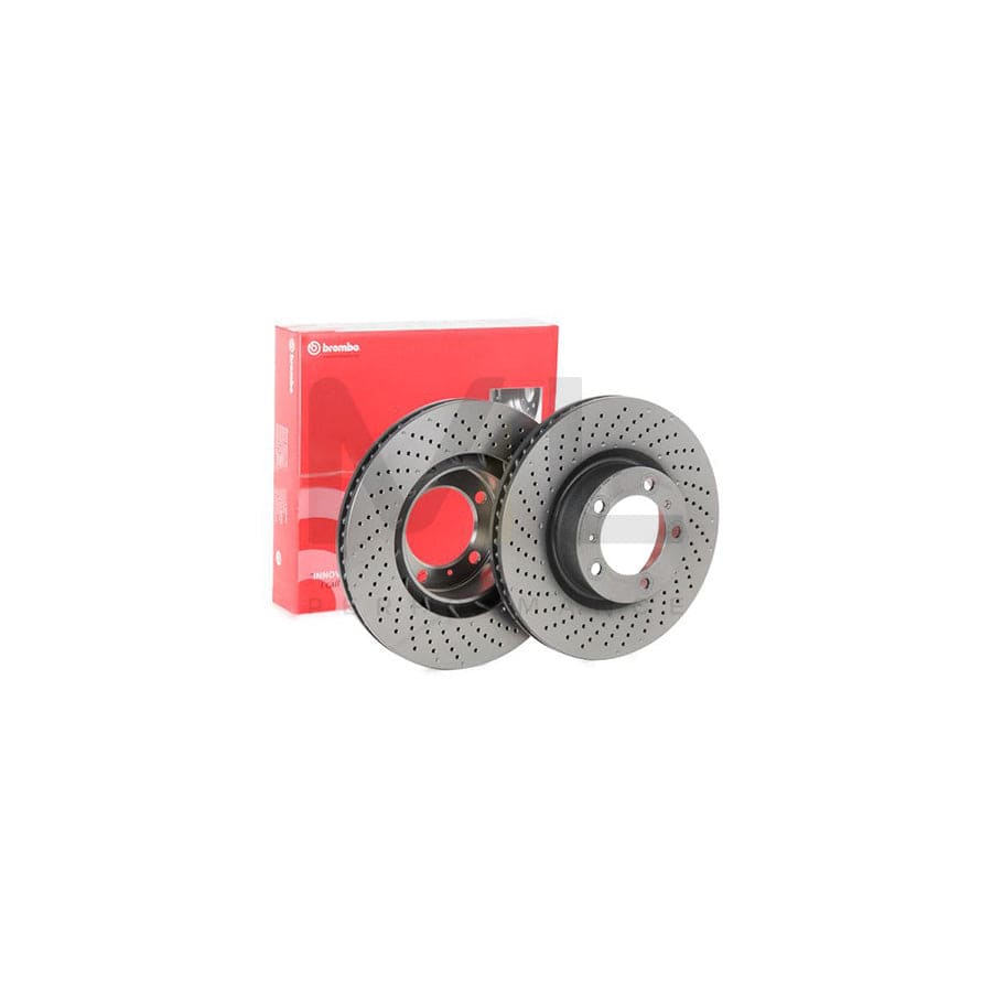 BREMBO 09.D930.11 Brake Disc Perforated / Vented, Coated, High-carbon, with bolts/screws | ML Performance Car Parts