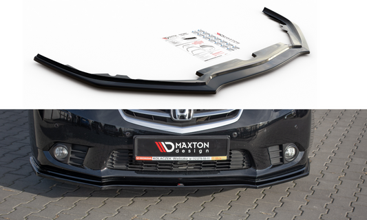 Maxton Design HO-AC-8F-FD1T Front Splitter Honda Accord MK8 (Facelift) | ML Performance UK Car Parts