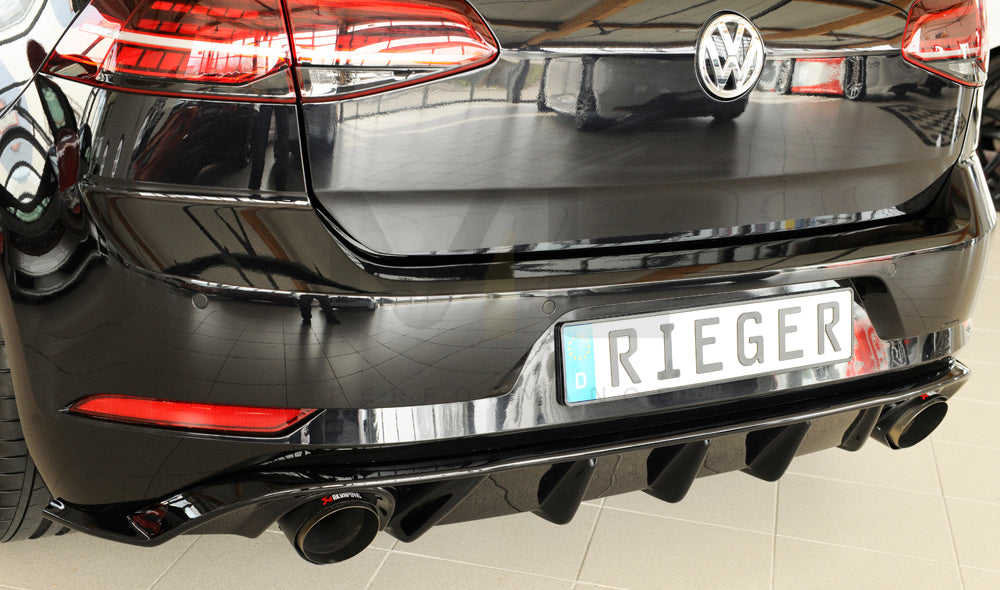 Rieger 00088160 VW Mk7 Golf GTI Rear Diffuser 8 | ML Performance UK Car Parts