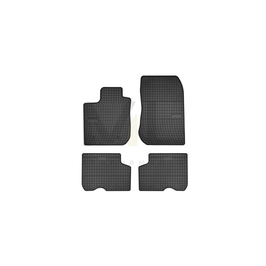 FROGUM 542636 Floor mat set for DACIA Logan II Saloon (L8) Elastomer, Front and Rear, Quantity: 4, Black | ML Performance Car Parts