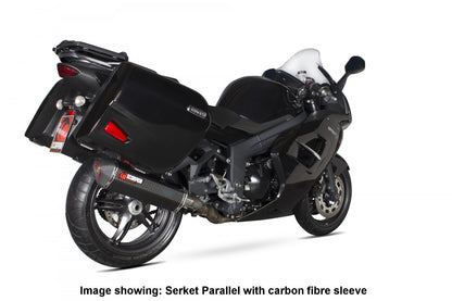 Scorpion RTR74SEO Triumph Sprint GT 1050 Serket Parallel Slip-On - Brushed Stainless Steel Sleeve | ML Performance UK UK