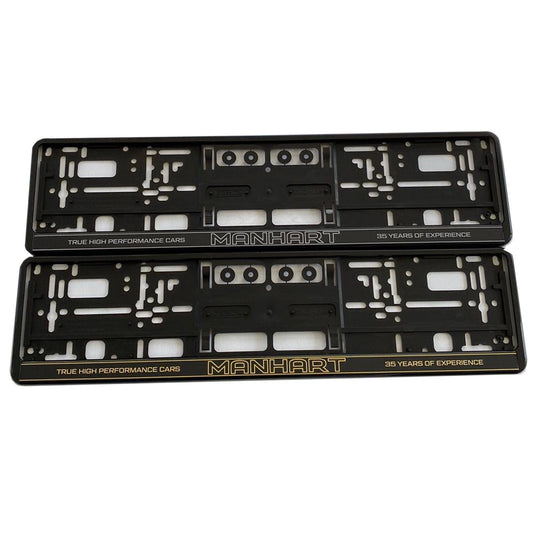 MANHART NUMBER PLATE HOLDER PLASTIC (2 PCS.)