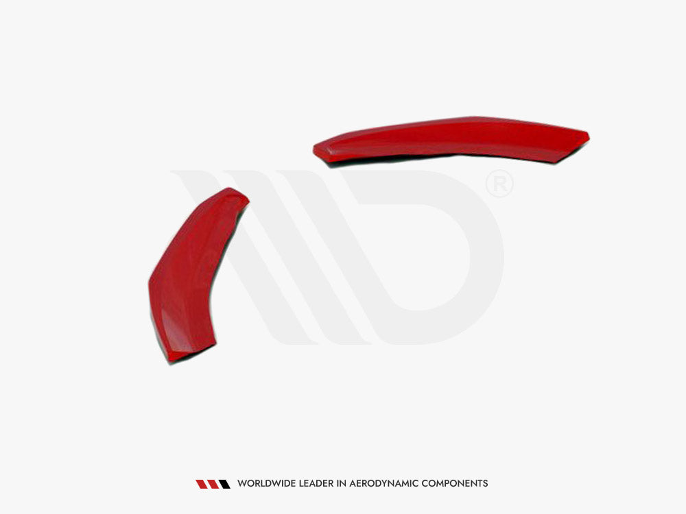 Maxton Design VW-PO-6-GTI-FD5RED Front Splitter V.5 VW Polo MK6 GTI (2017-2021) | ML Performance UK Car Parts