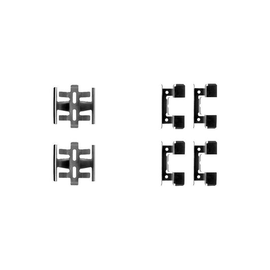 Hella 8DZ 355 204-871 Accessory Kit, Disc Brake Pads For Honda Civic