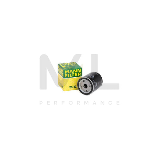 MANN-FILTER W 712/82 Oil Filter Spin-on Filter, with one anti-return valve | ML Performance Car Parts