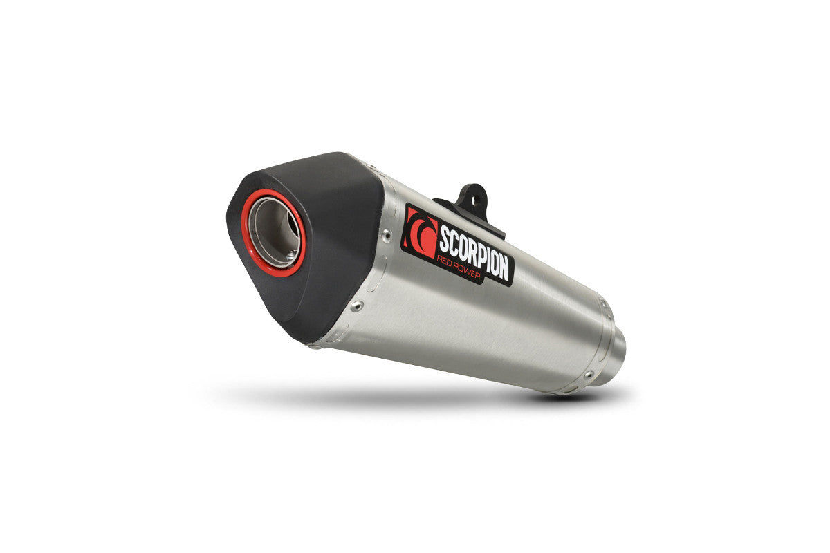 Scorpion RKA103SEO Kawasaki Versys 650 Serket Taper Slip-On - Brushed Stainless Steel Sleeve | ML Performance UK UK