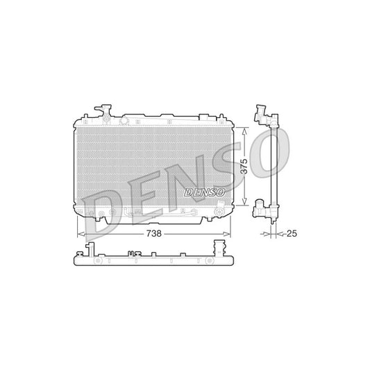 Denso DRM50065 Drm50065 Engine Radiator For Toyota Rav4 Ii Off-Road (Xa20) | ML Performance UK