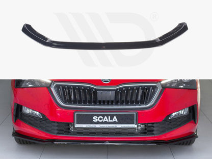 Maxton Design SK-SC-1-FD3T Front Splitter V.3 Skoda Scala (2019-up) | ML Performance UK Car Parts
