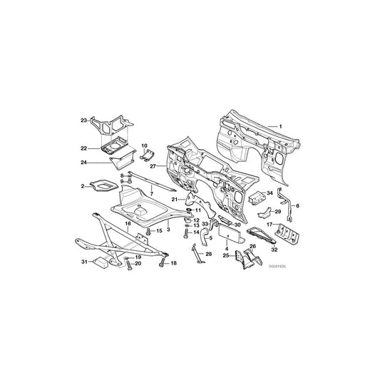 Genuine BMW 11811095698 E36 Stop Buffer (Inc. Z3 1.9) | ML Performance UK Car Parts