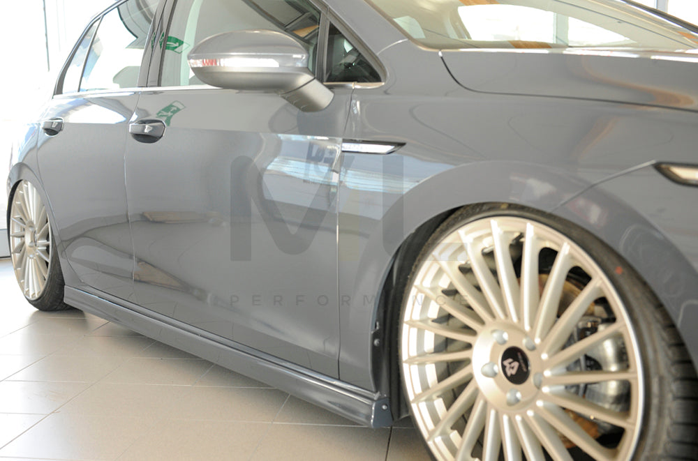 Rieger 00059602 VW Mk8 Golf Side Skirt (GTI, GTD & GTE) 4 | ML Performance UK Car Parts