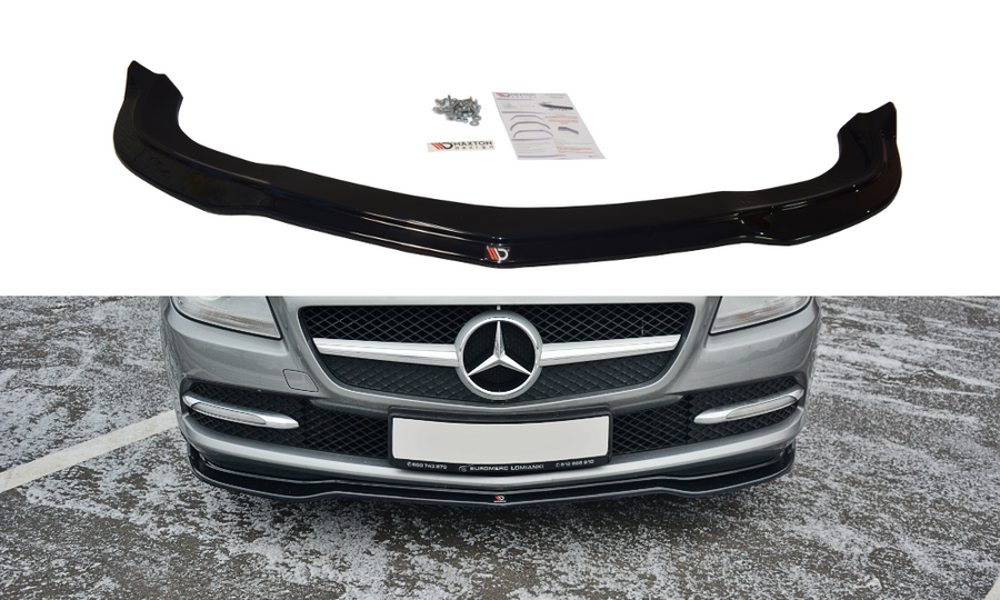 Maxton Design ME-SLK-R172-FD1T Front Splitter V.1 Mercedes Benz SLK-Class R172 | ML Performance UK Car Parts