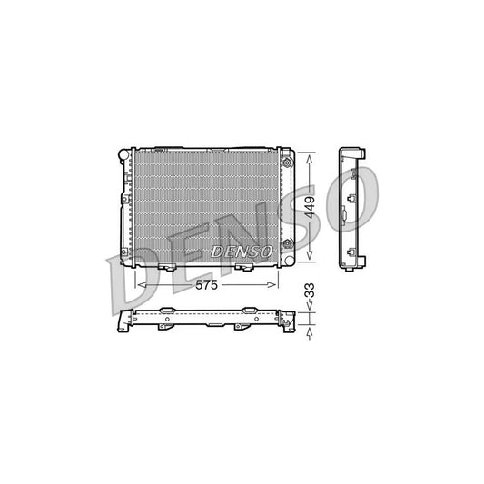 Denso DRM17061 Drm17061 Engine Radiator Suitable For Mercedes-Benz 190 (W201) | ML Performance UK