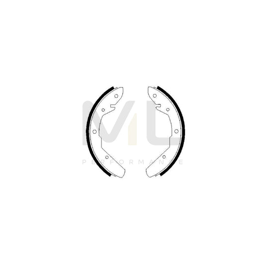 BOSCH 0 986 487 535 Brake Shoe Set for VW TRANSPORTER | ML Performance Car Parts