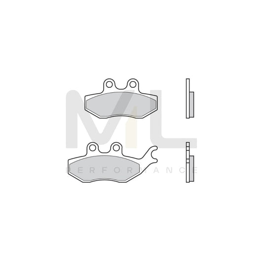 Brembo Carbon Ceramic, Scooter 07054 Brake Pad Set Front And Rear | ML Performance Car Parts