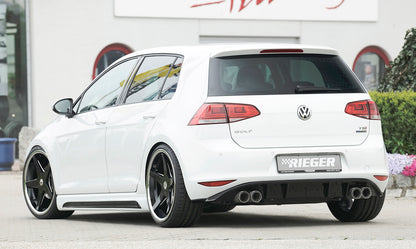 Rieger 00088029 VW Mk7 Golf Rear Diffuser (Inc. GTI, GTI Clubsport) 2 |ML Performance UK Car Parts