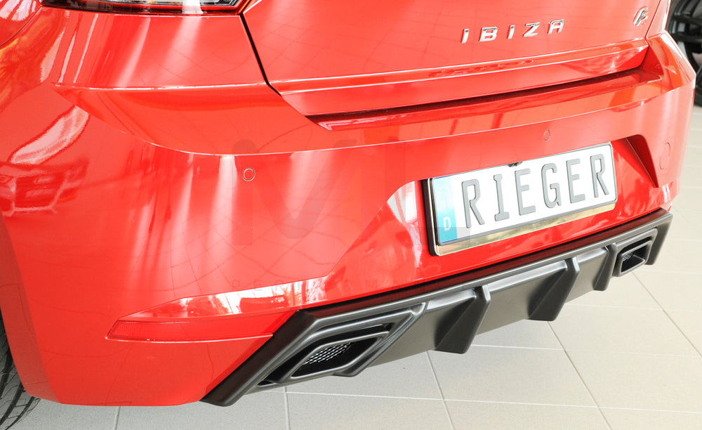 Rieger 00027101 SEAT KJ Rear Diffuser (Ibiza FR & Ibiza) 9 | ML Performance UK Car Parts