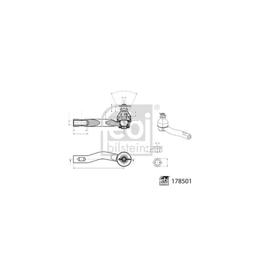 Febi Bilstein 178501 Track Rod End