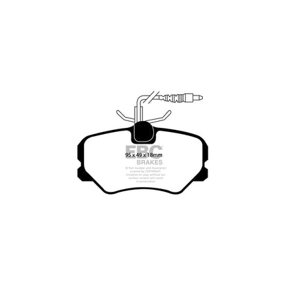 EBC DP1080 Citroen Peugeot Ultimax Front Brake Pads - Bendix/Girling/TRW Caliper (Inc. ZX & 306) 2 | ML Performance UK Car Parts