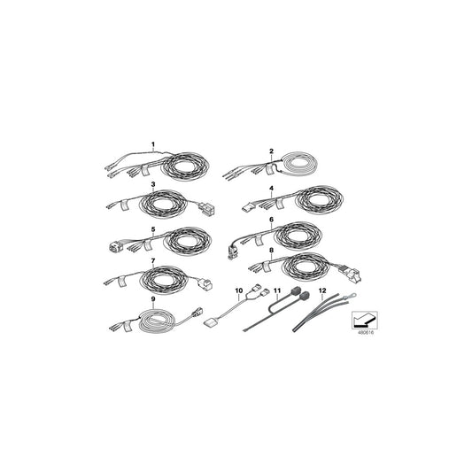 Genuine BMW 61129130177 E82 E93 E87 Rep.Cable Driver's Airbag And Ctrl Unit (Inc. 320xd, 320si & 330xi) | ML Performance UK
