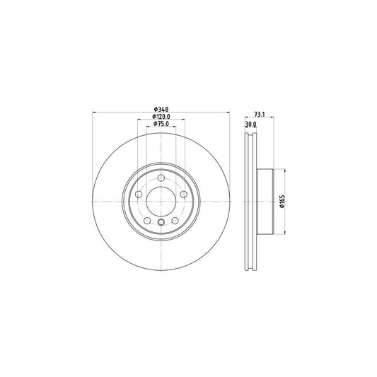 Hella 8ML 376 792-011 Intercooler