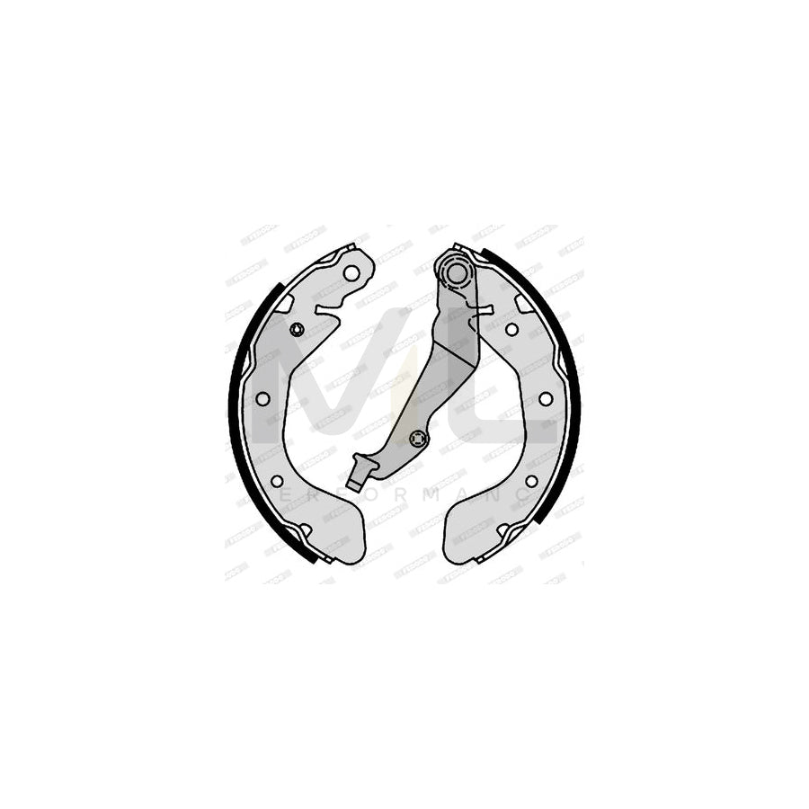 FERODO FSB4173 Brake Shoe Set without accessories, PREMIER | ML Performance Car Parts