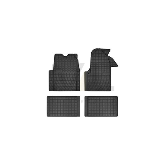FROGUM Tailored D00700 Floor mat set Elastomer, Front, Quantity: 4, Black | ML Performance Car Parts