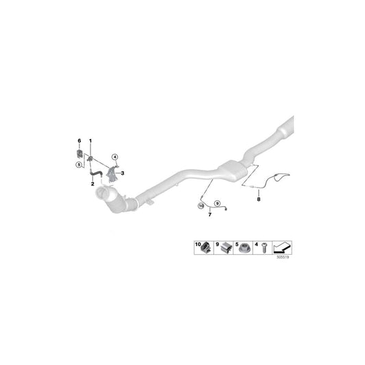 Genuine BMW 11788744984 G06 F34 G05 Temperature Sensor, Exhaust L=320 (Inc. X6 40iX, X5 30iX & X5 45eX) | ML Performance UK Car Parts
