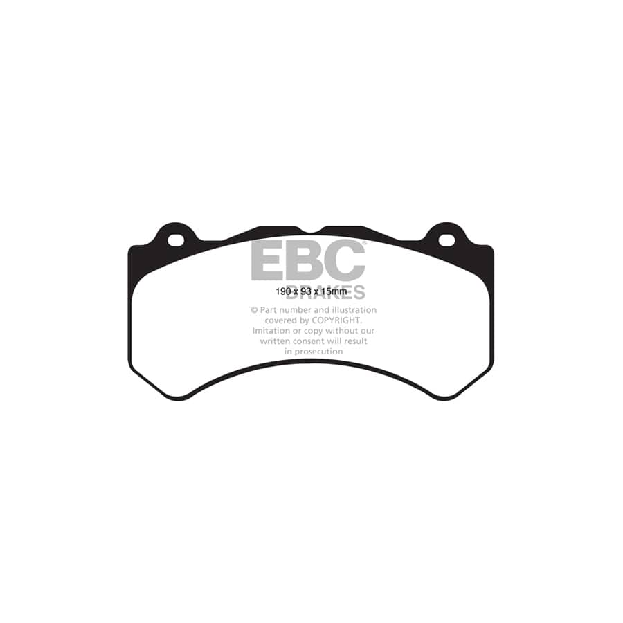 EBC PD04KF733 Cadillac Chevrolet Bluestuff Front Brake Pad & Plain Disc Kit - Brembo Caliper (Inc. CTS-V & Camaro) 2 | ML Performance UK Car Parts