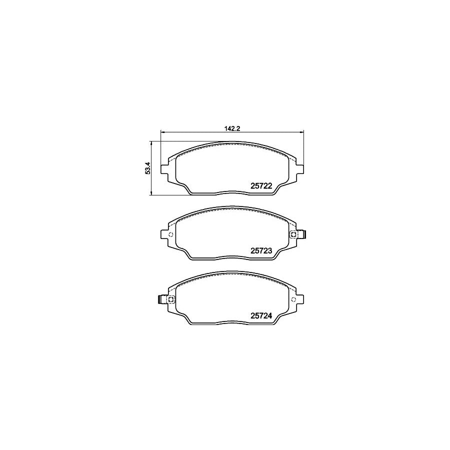 Hella 8FH 351 312-554 Heater Matrix