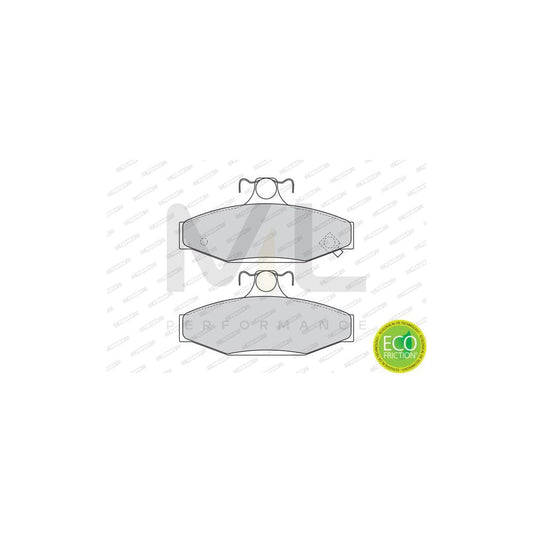 Ferodo Premier Eco Friction Fdb1442 Brake Pad Set With Acoustic Wear Warning, Without Accessories | ML Performance Car Parts