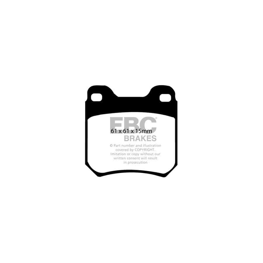 EBC PDKR713 Opel Saab Vauxhall Ultimax Rear Brake Pad & Plain Disc Kit - ATE Caliper (Inc. Vectra, 9-3 & 9-5) 2 | ML Performance UK Car Parts