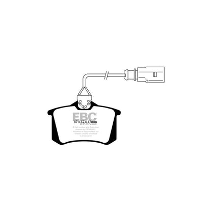 EBC PD40K759 Ford Seat VW Ultimax Pad & Plain Disc Kit - Girling/TRW Caliper (Inc. Galaxy Mk1, Alhambra, Sharan) 3 | ML Performance UK Car Parts