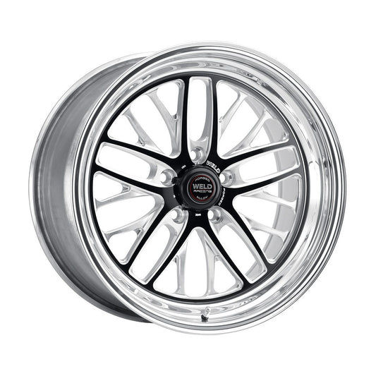 Weld 82HB8090B61A S82 Wheel 18x9 5x4.75 ET28 BS6.1 Black Center - Polished Shell