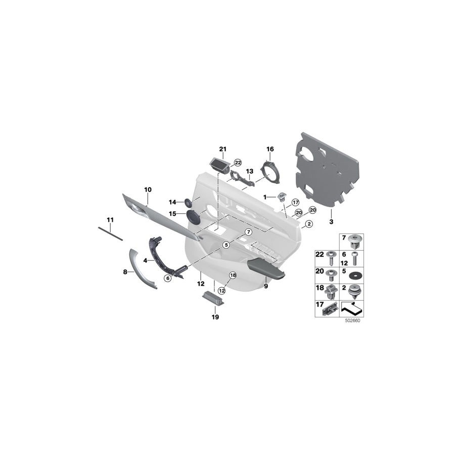 Genuine BMW 51427410985 F48 Decor Strip, Left LÄNGSSCHLIFF (Inc. X1 16d, X1 18dX & X1 25dX) | ML Performance UK